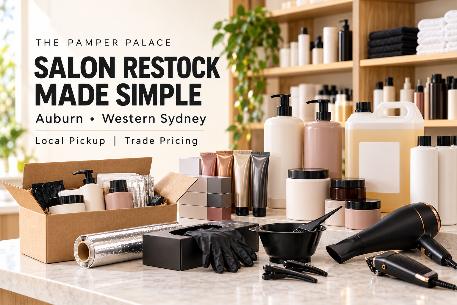 Salon Supplies in Western Sydney: How to Restock Without the Trip Into the City