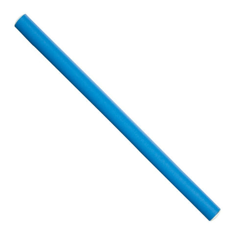 3x Hair FX Long Flexible Hair Rollers - Blue 12pk