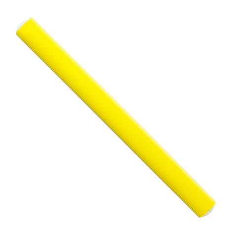 3x Hair FX Short Flexible Rollers - Yellow 12pk
