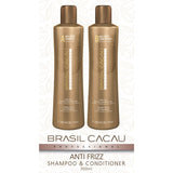 3x Brasil Cacau Anti Frizz Shampoo & Conditioner 300ml