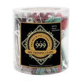 3x Premium Pin Company 999 Coloured Nylon Aluminium Sectioning Hair Clips 36pk