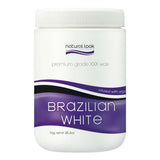 6x Natural Look Brazilian White Strip Wax 1kg