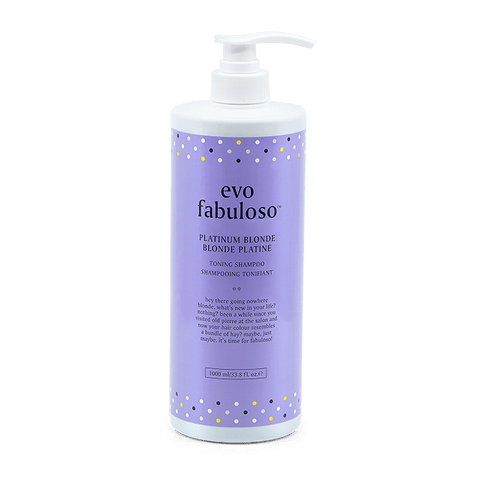 Evo Fabuloso Platinum Blonde Toning Shampoo 1L