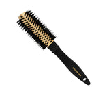 6x Brushworx Gold Ceramic Porcupine Hair Brush Medium
