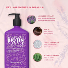 6x Beamarry Lavender Biotin Purple Conditioner 380ml