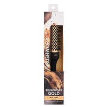 Brushworx Gold Ceramic Hot Tube Hair Brush Medium