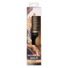 Brushworx Gold Ceramic Hot Tube Hair Brush Large