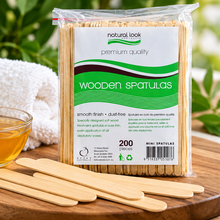 Natural Look Wooden Spatulas (Facial) 10mm 500 pk