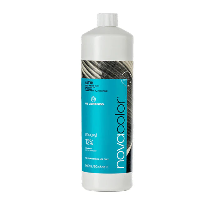 3x De Lorenzo Novacolor Novoxyl 12% 40 volume Creme Developer 900ml