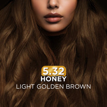 Elegance Plus Professional Hair Colour Cream 100ml- 5.32 Light Honey Brown