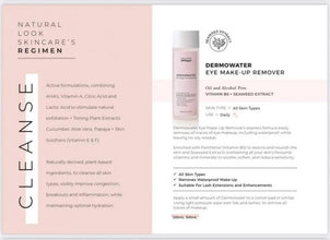 Natural Look Dermowater Eye Make-Up Remover 200ml