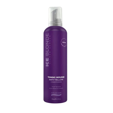 Natural Look Silver Screen Ice Blonde Anti-Yellow Toning Mousse 250g