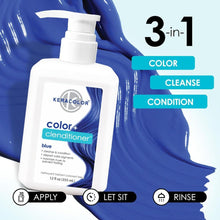 Keracolor Color Clenditioner Colouring Shampoo Blue 355ml