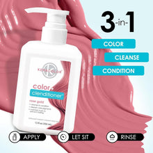 Keracolor Color Clenditioner Colouring Shampoo Rose Gold 355ml