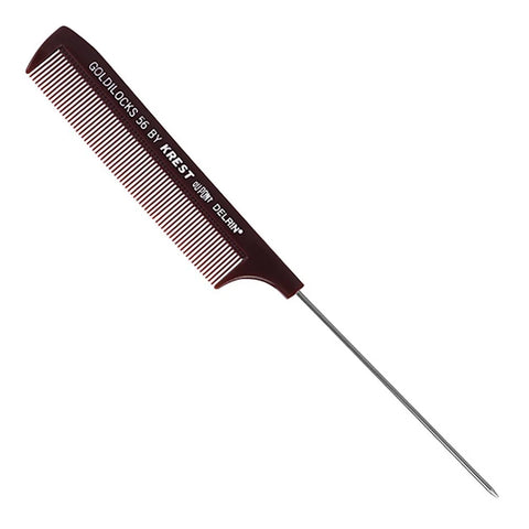 Krest Goldilocks No. 56 Metal Tail Comb - 23cm