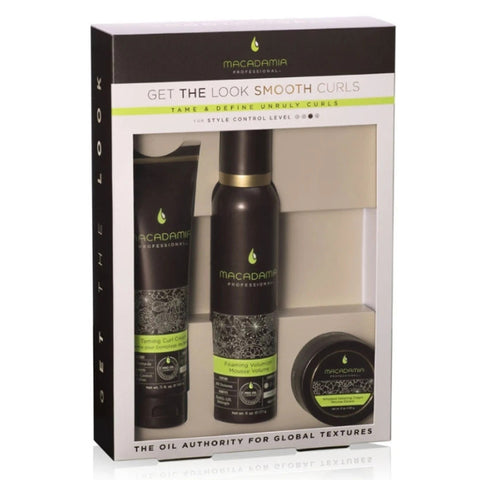 Macadamia Professional Smooth Curls 3 Piece Pack