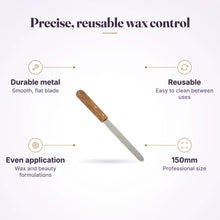 Natural Look Metal Spatulas – Precision Waxing & Beauty Applicator Tools