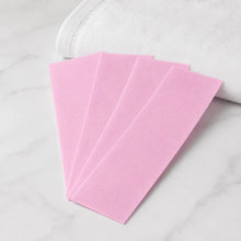 Natural Look Spun Lace Pink Epilation Cloth Strips – 100 Pack