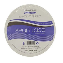 Natural Look Spun Lace White Epilation Cloth Strips