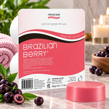 Natural Look Brazilian Berry Hot Wax 500g