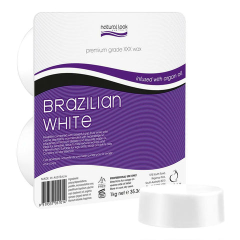 Natural Look Brazilian White Hot Wax 500g