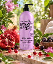 Natural Look NaturalSpa Exotic Pomegranate Body Wash 375ml