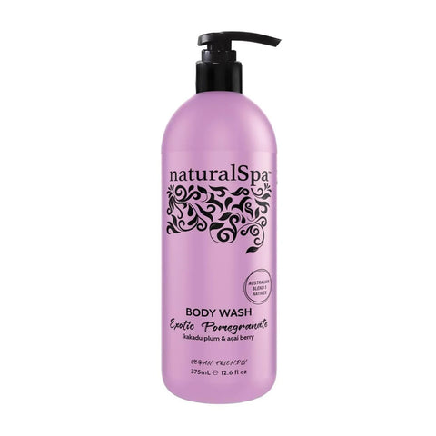Natural Look NaturalSpa Exotic Pomegranate Body Wash 375ml