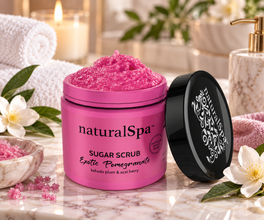 Natural Look NaturalSpa Exotic Pomegranate Sugar Scrub 500g