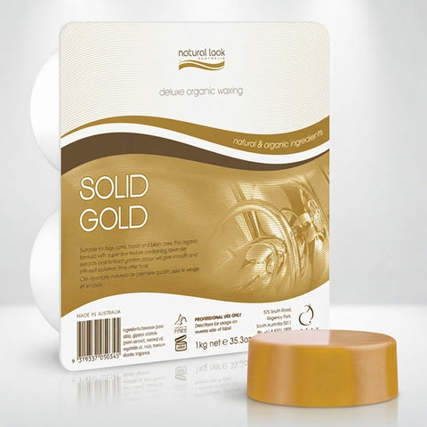Natural Look Solid Gold Hot Wax 1kg