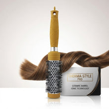Natural Look Static Free Ceramic Thermal Round Brush 35mm