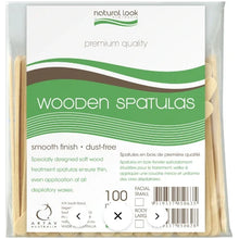 Natural Look Wooden Spatulas (Body) 17mm 100 Pack