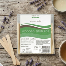 Natural Look Wooden Spatulas (Body) 17mm 100 Pack