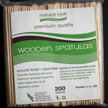 Natural Look Wooden Spatulas (Facial) 10mm 500 pk