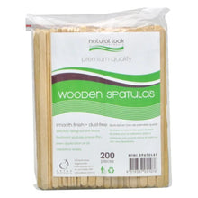 Natural Look Wooden Spatulas (Facial) 10mm 500 pk