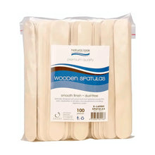 Natural Look Wooden Spatulas (X-Large) 24mm 100 pk