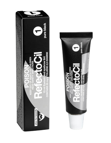 RefectoCil Eyelash and Eyebrow Tint 1 Pure Black 15ml