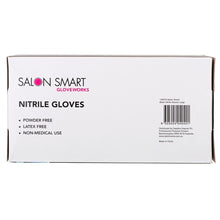 Salon Smart Nitrile Gloves Black Large 100pk