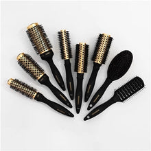 Brushworx Gold Ceramic Porcupine Hair Brush Medium
