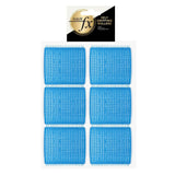Hair FX Self Gripping 53mm Hair Rollers Blue 6pk