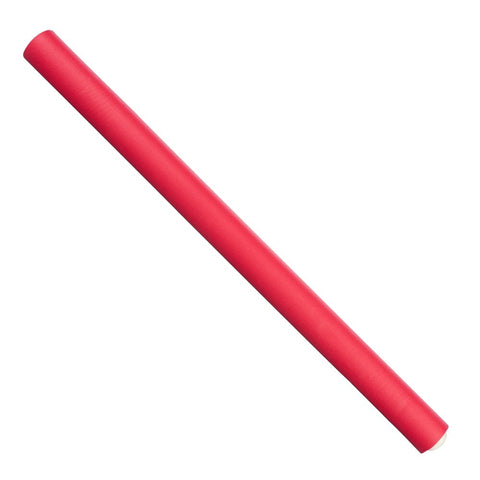 Hair FX Medium Flexible Rollers - Red 12pk