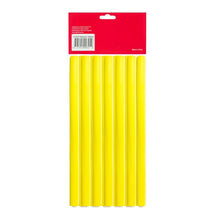 Hair FX Medium Flexible Rollers - Yellow 12pk