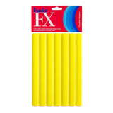 Hair FX Short Flexible Rollers - Yellow 12pk