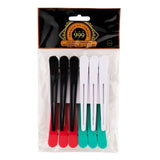 Premium Pin Company 999 Coloured Nylon Aluminium Sectioning Hair Clips 12pk