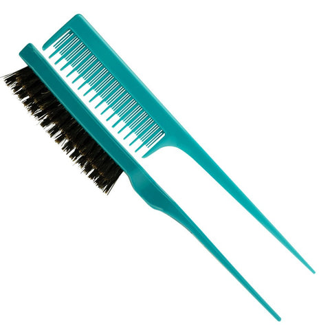 Premium Pin Company 999 Teasing Brush and Comb Duo Teal