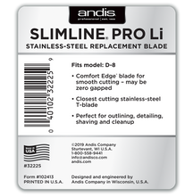 Andis Slimline Pro Li Stainless Steel Replacement Blade