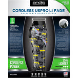 Andis Cordless USPRO Li Fade Adjustable Blade Clipper Andis Nation