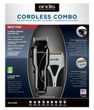 Andis Cordless Combo Cordless Us Pro Li Clipper + Profoil Li Shaver