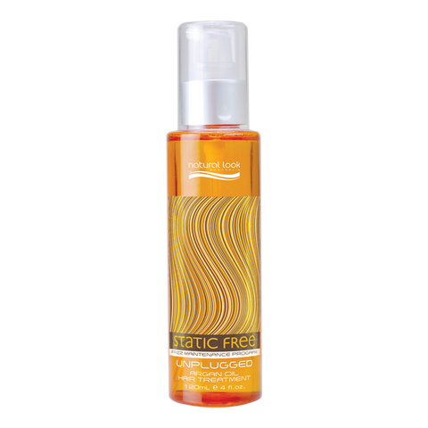 Natural Look Static Free Unplugged Argan Oil Hair Treatment 120ml