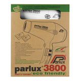 Parlux 3800 Ionic & Ceramic Eco Friendly Hair Dryer White
