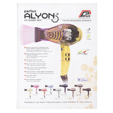 Parlux Alyon Air Ionizer Tech Hair Dryer 2250W Yellow